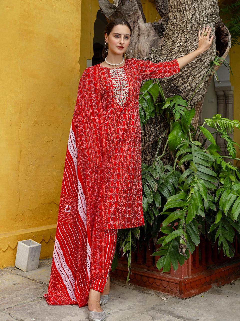 Omega Cotton Printed Kurti With Bottom Dupatta Wholesale Shop In Surat
